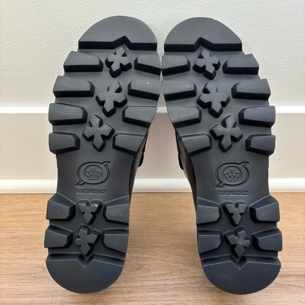 Born Sigge Black Leather Loafers Women Size 9.5 - Picture 7 of 10